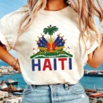 Retro Comfort Haiti T-shirt Haiti Freedom Shirt Freedom Began With Us Haitian Sweatshirt Haitian Flag Gift Women t-shirt