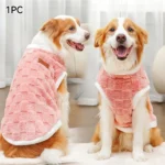 1.5-25kg Flannel Dogs Clothes Winter Warm Sweater Pet Clothing Golden Retriever Dog Coats Sweatshirt Pets Puppy Pullover Vest - Image 7