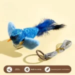 Birds Cat Toys Indoor Interactive Cat Toy for Cats Chasing Teasing Toy Sounding Catnip Cat Teaser Toy Self-hilarity Wall Hanging - Image 8