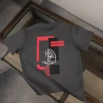 Fashion Trend High-End Luxury Brand  Print Oversized T-shirt Casual Cotton Short Sleeve Streetwear Graphic Tee for Summer - Image 5