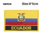 Dominican Rep. Flag Embroidery Patches Iron on Saw on Transfer patches Sewing Applications for Clothes in Home&Garden - Image 36