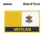 Dominican Rep. Flag Embroidery Patches Iron on Saw on Transfer patches Sewing Applications for Clothes in Home&Garden - Image 31