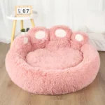 Fluffy Dog Bed Winter Warm Large Pet Products Small Sofa Baskets Pets Kennel Mat Puppy Cats Supplies Basket Blanket Accessories - Image 8