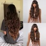 EASIHAIR Long Body Wave Wigs Ombre Black Brown Blonde Synthetic Wig Cosplay Middle Part Natural Heat Resistant Wig for Women - Image 21