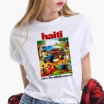 Haiti Tee women designer t-shirts girl harajuku comic designer clothing - Image 6
