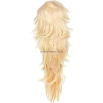 Long Blonde Wig Douma Wig with Bangs for Men Women Anime Cosplay Party Wig Cosplay Costume Halloween Party Outfit - Image 5