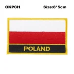 Dominican Rep. Flag Embroidery Patches Iron on Saw on Transfer patches Sewing Applications for Clothes in Home&Garden - Image 20