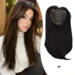 OLACARE Synthetic False Bangs Clip-In Bangs Extension Natural Neat Fake Fringe Topper Hairpiece Invisible Clourse Hairpieces - Image 8