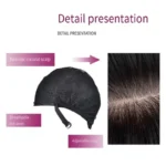 Big waves of golden synthetic wig for Halloween party cosplay role-playing daily wear with high-temperature synthetic wig cap - Image 6