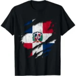 Funny Dominican Republic Dominicana Flag T Shirts Men Pure Cotton Humor Streetwear Tee Shirt Short Sleeve Unisex Loose Clothing