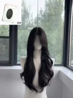 Black Wig Long Wavy Natural Hair Synthetic Wigs for Women 24inch High Quality Heat Resistance Wigs for Women Human Hair - Image 9