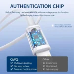 40W USB C Fast Charger Cable for iPhone 16 15 14 13 12 11 Pro Max XS XR 8 7 Plus for iPad PD Data Line​ - Image 3