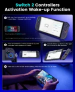 BEBONCOOL JC400 Gamepad for Switch2,Wireless Controller with Turbo & Dual Back Keys, 1000mAh Battery Type-C, Gaming Accessories - Image 6