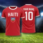 2026 New Haiti Football T-shirts Sports Casual Haitian Soccer Jersey Free Custom Diy Name Tees Gifts Wholesale Sports T Shirts - Image 7