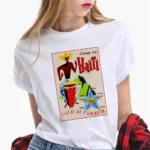 Haiti Tee women designer t-shirts girl harajuku comic designer clothing - Image 2