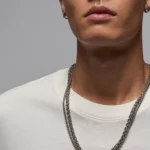 Nike Official Jordan Men's Soft Skin-Friendly Breathable Round Neck T-Shirt HJ3965-133 - Image 3