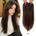 OLACARE Synthetic False Bangs Clip-In Bangs Extension Natural Neat Fake Fringe Topper Hairpiece Invisible Clourse Hairpieces - Image 10