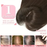 OLACARE Synthetic False Bangs Clip-In Bangs Extension Natural Neat Fake Fringe Topper Hairpiece Invisible Clourse Hairpieces - Image 2