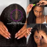 5 Pack Burmese Curly Crochet Hair Knotless Feather Pre-Separated Crochet Braids Light Weight Reusable Brazilian Hair Extension - Image 3
