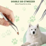 1Set Portable Tick Removal Tweezers Professional Painless Tick Remover Tool for Dogs Cats Pets Human Tick Extractor Accessories - Image 3