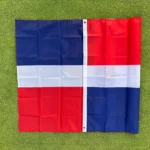 Dominican Republic Flag 150x90cm 3x5 FT White Cross Coat of Arms Polyester Double Stitched Outdoor Indoor Decoration - Image 6