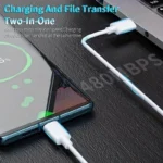 PD 60W USB C to USB Type C Cable Fast Charge Data Cable For Iphone 15 15Pro Huawei Samsung Xiaomi Data Line Black White 1M 2M 3M - Image 3