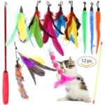 DualPet Kitten Toys Variety Cat Toy Combination Set Cat Toy Funny Cat Stick Sisal Mouse Bell Ball Cat Supplies 20 Piece Set - Image 10