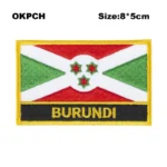 Dominican Rep. Flag Embroidery Patches Iron on Saw on Transfer patches Sewing Applications for Clothes in Home&Garden - Image 27