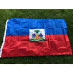 TIKI FLAG Haiti Flag 3x5fts  90x150cm polyester Ayiti Ht Haiti National hanging Flag for decoration - Image 3