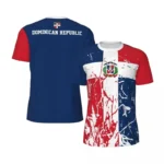 Dominican Republic Flag 3D Printed Jersey Summer Fashion Casual Mens Sports T Shirt Quick Dry Breathable Football T-shirts - Image 5