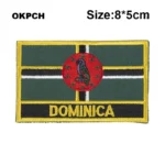 Dominican Rep. Flag Embroidery Patches Iron on Saw on Transfer patches Sewing Applications for Clothes in Home&Garden - Image 34