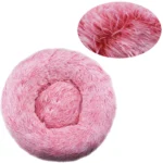 Round Dog Bed Winter Warm Cat Bed Plush Basket for Dog Washable Pet Bed for Small Medium Large Dog Sofa Cat - Image 21