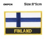 Dominican Rep. Flag Embroidery Patches Iron on Saw on Transfer patches Sewing Applications for Clothes in Home&Garden - Image 10
