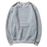 2025 Spring and Autumn Fashion Brand Solid Color Round Neck Long sleeved Sweater for Men and Women's Fashion Casual Sports Shirt - Image 6