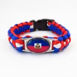 Love Haiti Bracelet Handmade Charm Haiti Flag Wrap Bracelets For Women And Men Jewelry Gift - Image 7