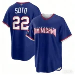 2026 3d Printing Dominican Republic Baseball Jersey 22 Soto Tatis Jr Guerrero Jr Mens WBC National Team Sports Shirt Tops - Image 2