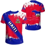 Summer New 3D Printing Caribbean Sea Haiti Flag T Shirt Men Fashion Cool Short Sleeves Women Hawaiian Y2k Tee Shirts Vintage Top - Image 7