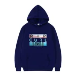 Men's hooded black casual street style sports shirt  suitable for surfing enthusiasts and fashion enthusiasts - Image 6