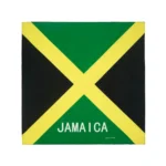 Caribbean National Flag Design Bandana 100% Cotton Running Headband Haiti/Jamaica/Guyana/Dominican Flag Scarf Hip Hop Head-wrap - Image 8
