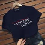 New The Vampire Diaries Graphic Print T-shirt Men's and Women's Personalized Creative Round Neck Short Sleeve Shirt - Image 6