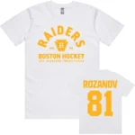 TV Heated Rivalry Llya Rozanov 81 Boston Raiders Tee Women Men Clothing Short Sleeve Cotton Fashion T-shirt Graphic Print TShirt - Image 2