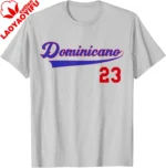 Dominicano Flag RD Dominican Republic Baseball Jersey T-Shirt Casual Streetwear Cotton Tee Graphic T Shirts - Image 4