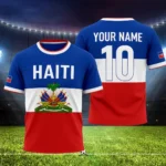 2026 New Haiti Football T-shirts Sports Casual Haitian Soccer Jersey Free Custom Diy Name Tees Gifts Wholesale Sports T Shirts - Image 10