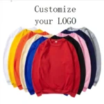 2025 Spring and Autumn Fashion Brand Solid Color Round Neck Long sleeved Sweater for Men and Women's Fashion Casual Sports Shirt - Image 15