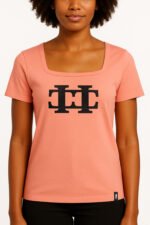 LOGISTTE Monogram Square Neck Tee - Image 10