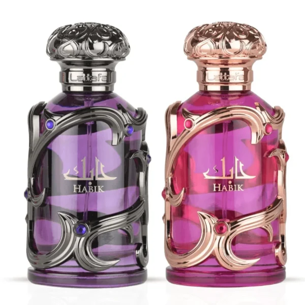 Lattafa Habik – Spicy, Aromatic, Woody, Musky – Eau de Parfum Spray Long-Lasting Fragrance for Men, 3.4 Ounce / 100 ml