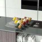 4/2 Layer Spice Drawer Organizer Adjustable Acrylic Spice Jars Rack Tray Expandable Seasoning Organizer Cabinet Kitchen Shelves - Image 5