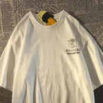 Summer Retro Pocket Cat Cartoon Printed Short Sleeve T-shirt Male Female Couples Unisex College Style Oversized Top - Image 2