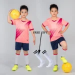 Kids Football Jersey Personalized Custom Boy Soccer Jersey Set Polyester Soccer Uniform Breathable Football Uniform For Children - Image 14
