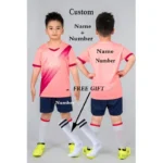 Kids Football Jersey Personalized Custom Boy Soccer Jersey Set Polyester Soccer Uniform Breathable Football Uniform For Children - Image 9